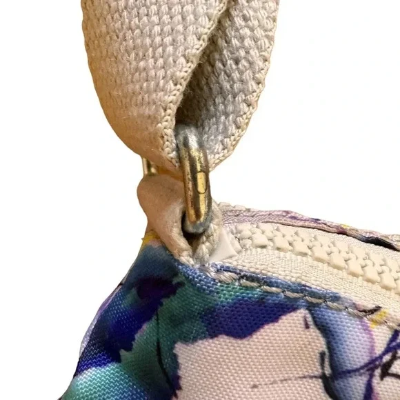 Kipling Alvar Crossbody Purse Multicolored Purple Blue Medium size - Picture 9 of 16